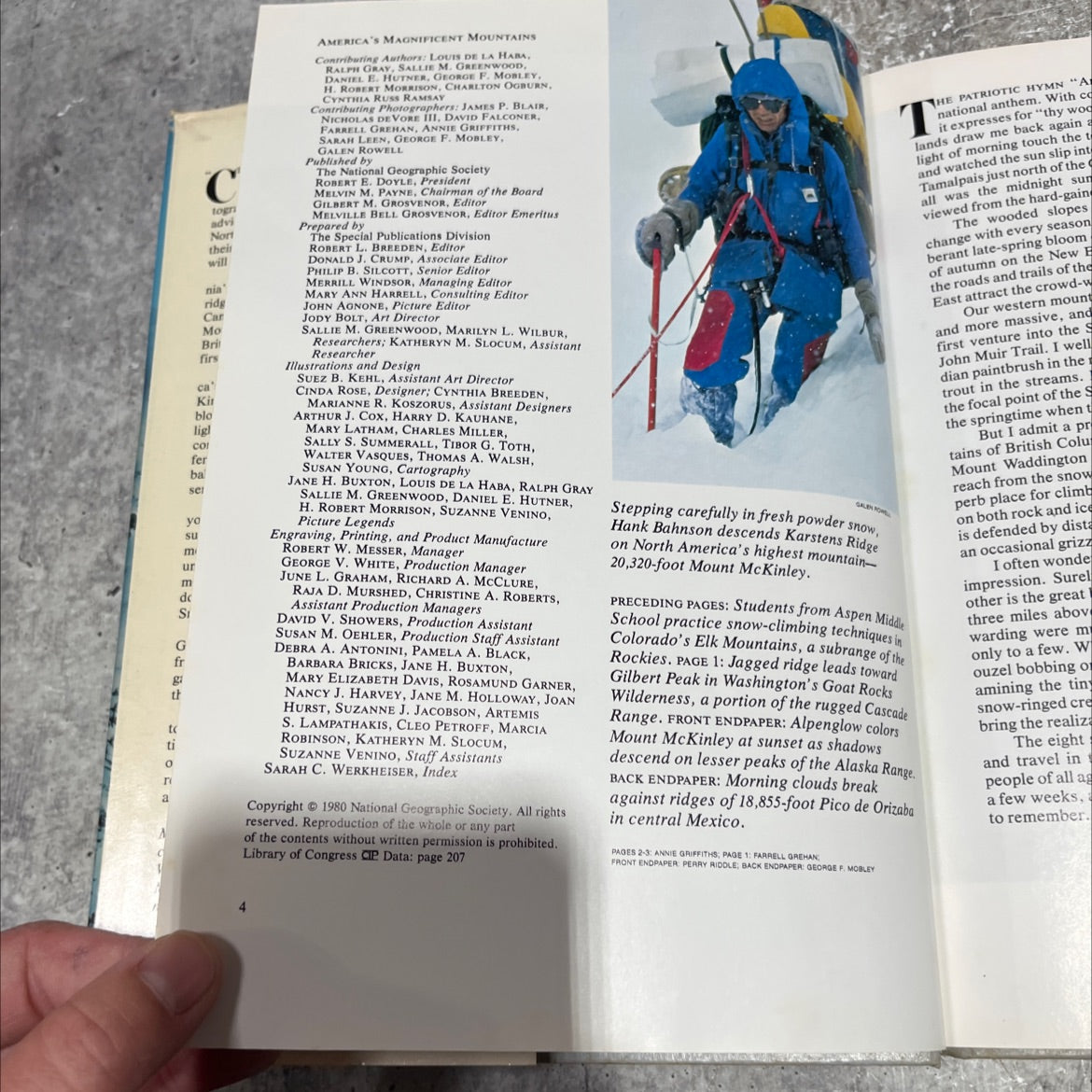 america's magnificent mountains book, by louis de la haba, ralph gray, sallie m. greenwood, daniel e. hutner, george f. image 3