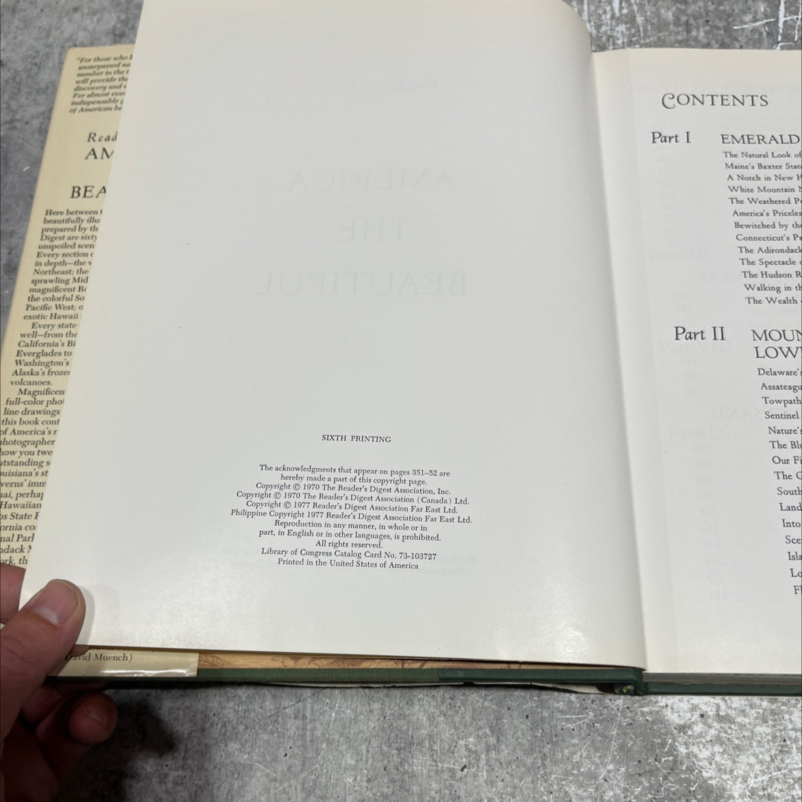 america the beautiful book, by unknown, 1977 Hardcover image 3