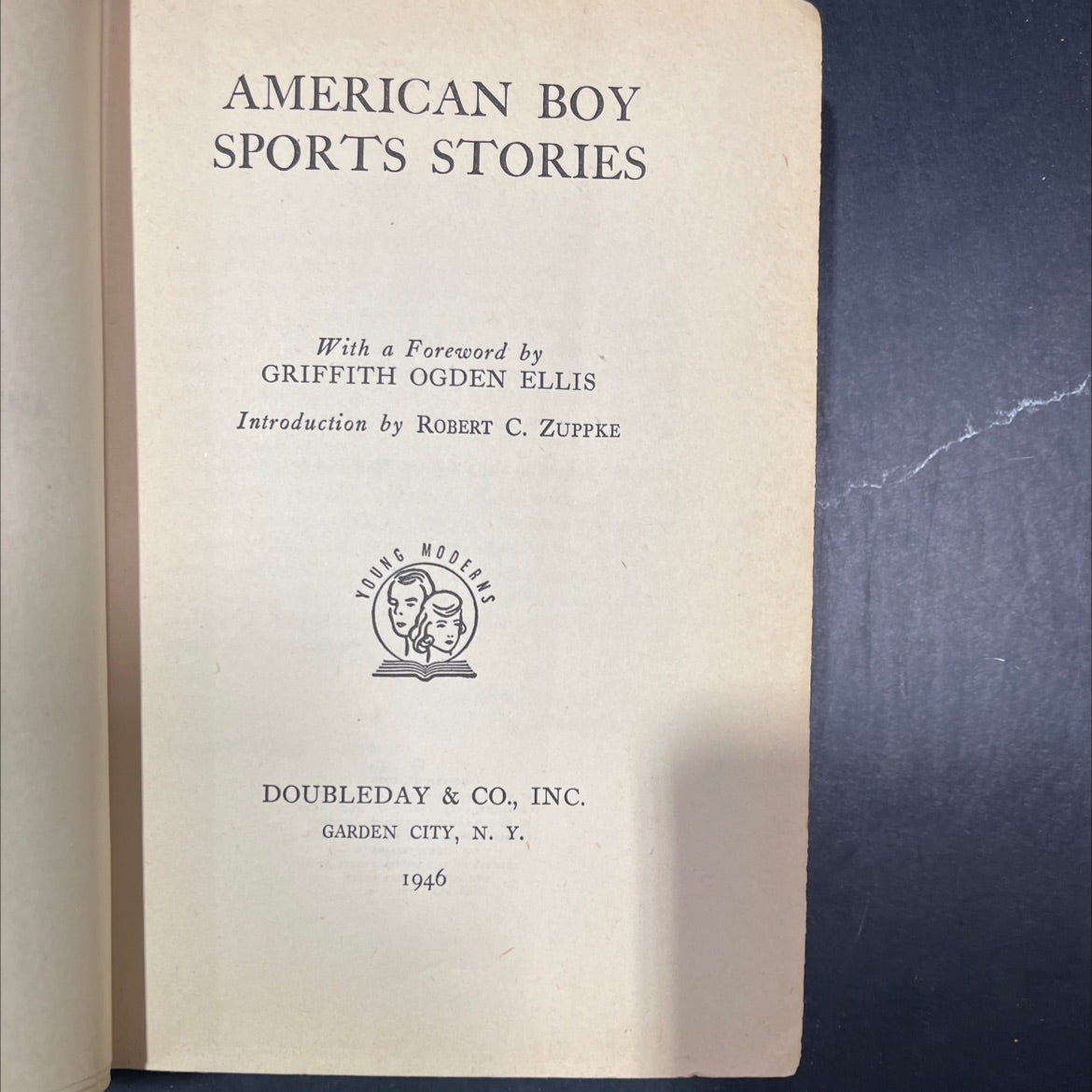 american boy sports stories book, by unknown, 1946 Hardcover image 2