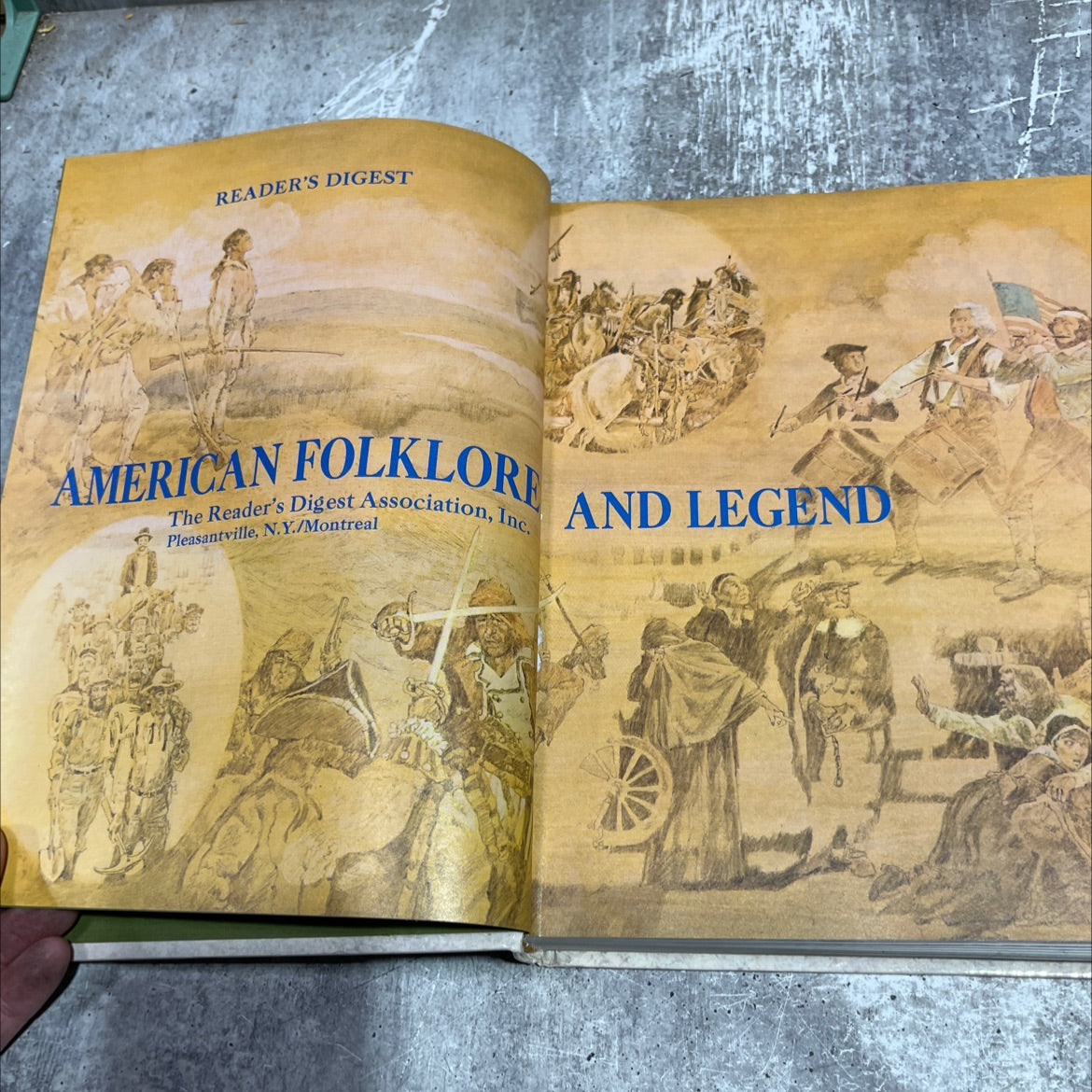 american folklore and legend book, by jane polley, 1978 Hardcover image 2
