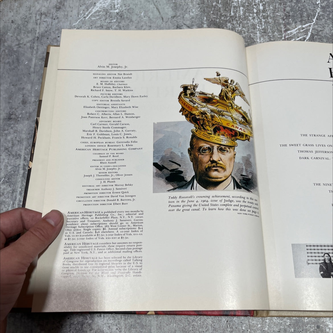 american heritage the magazine of history book, by unknown, 1976 Hardcover image 3