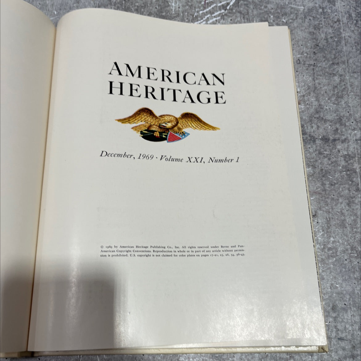 american heritage book, by unknown, 1969 Hardcover image 2