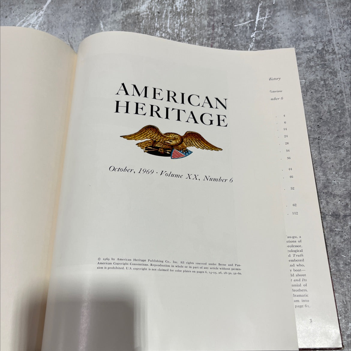 american heritage book, by unknown, 1969 Hardcover image 2