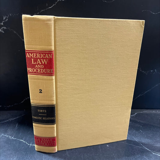 american law and procedure volume ii book, by james parker hall, george luther clark, albert martin kales, 1953 image 1