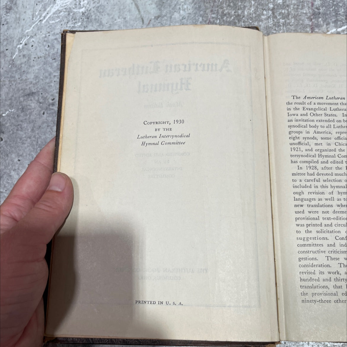american lutheran hymnal music edition book, by unknown, 1930 Hardcover image 3