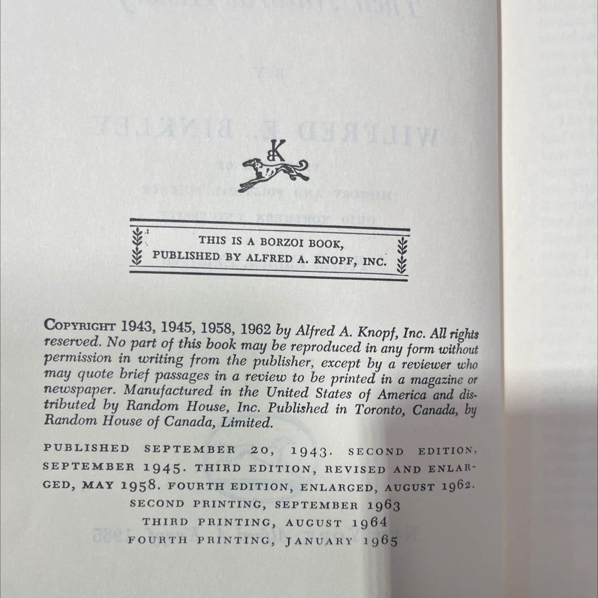 american political parties their natural history book, by wilfred e. binkley, 2008 Hardcover image 3