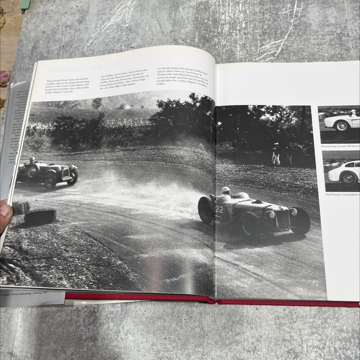 american racing road racing in the 50s and 60s book, by tom burnside, 1970 Hardcover image 4