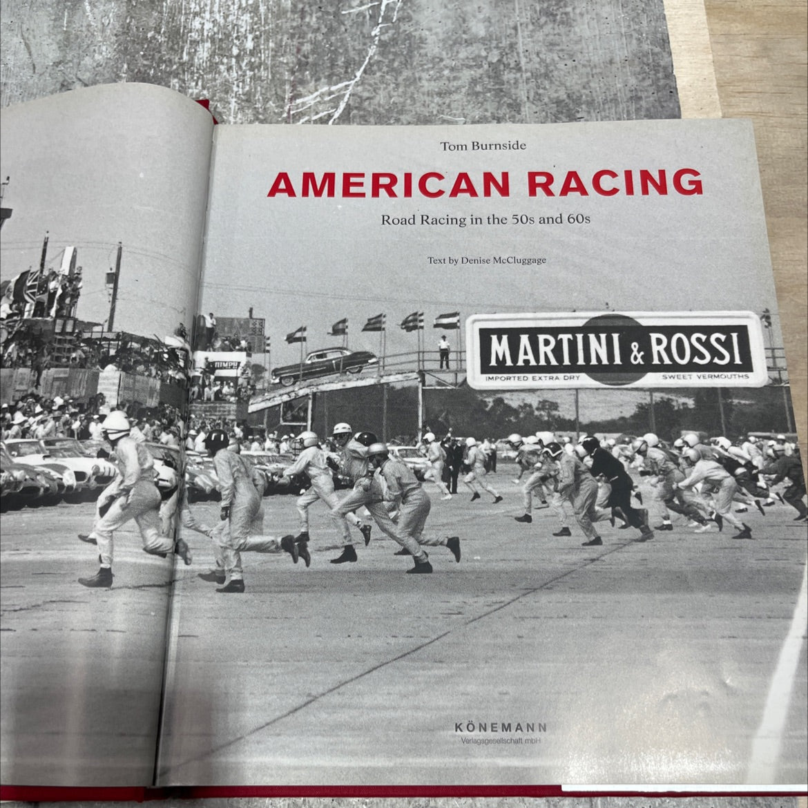 american racing road racing in the 50s and 60s book, by tom burnside, 1970 Hardcover image 2