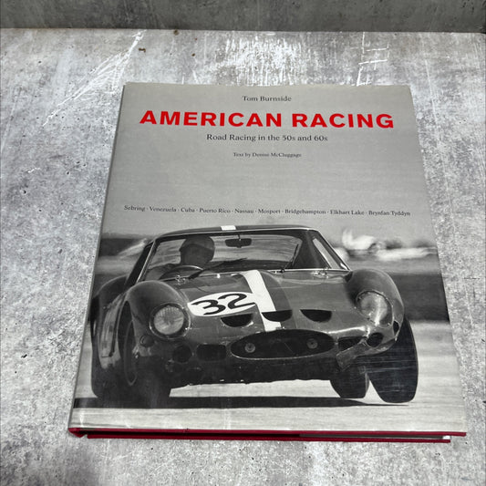 american racing road racing in the 50s and 60s book, by tom burnside, 1970 Hardcover image 1