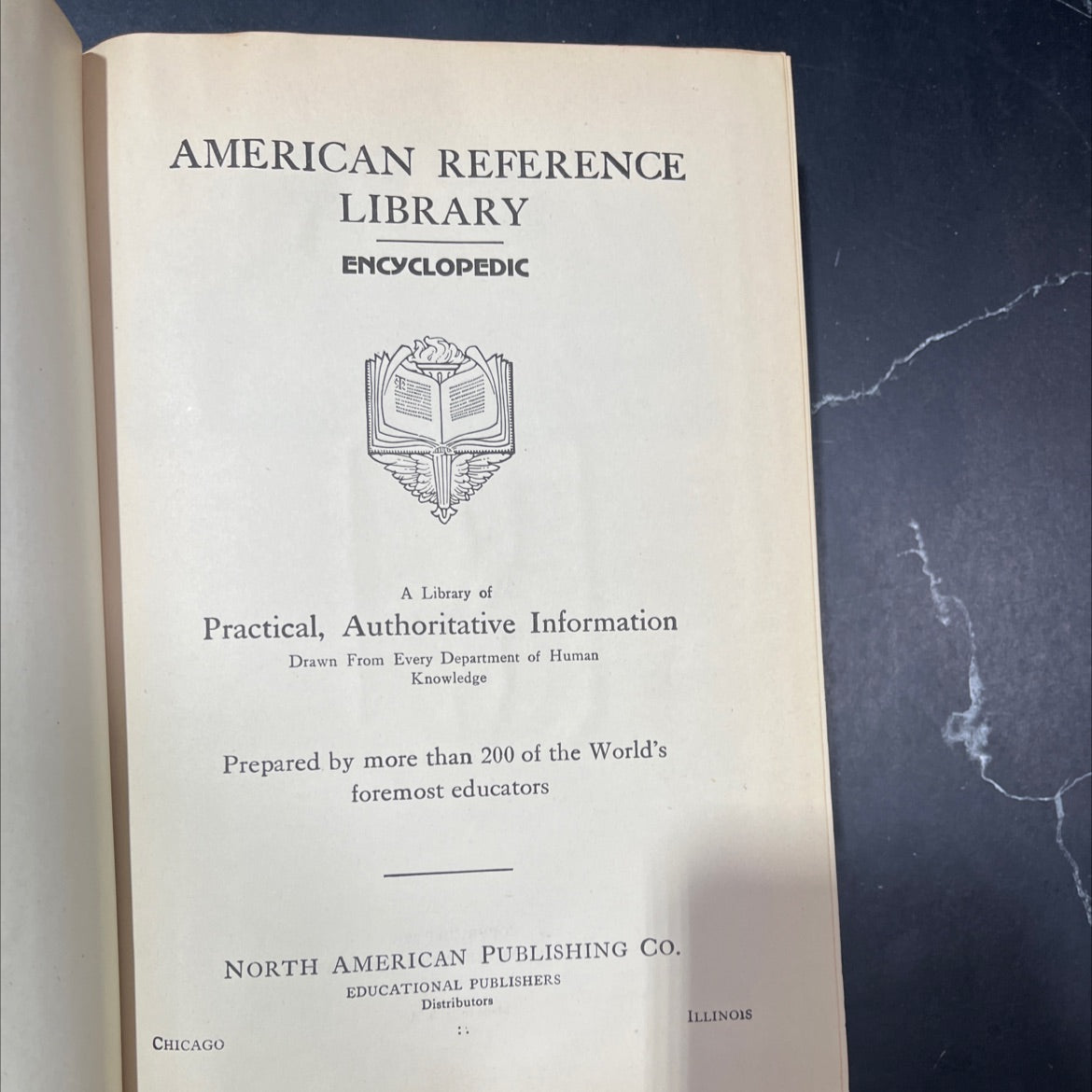 american reference library encyclopedic book, by unknown, 1924 Hardcover image 2