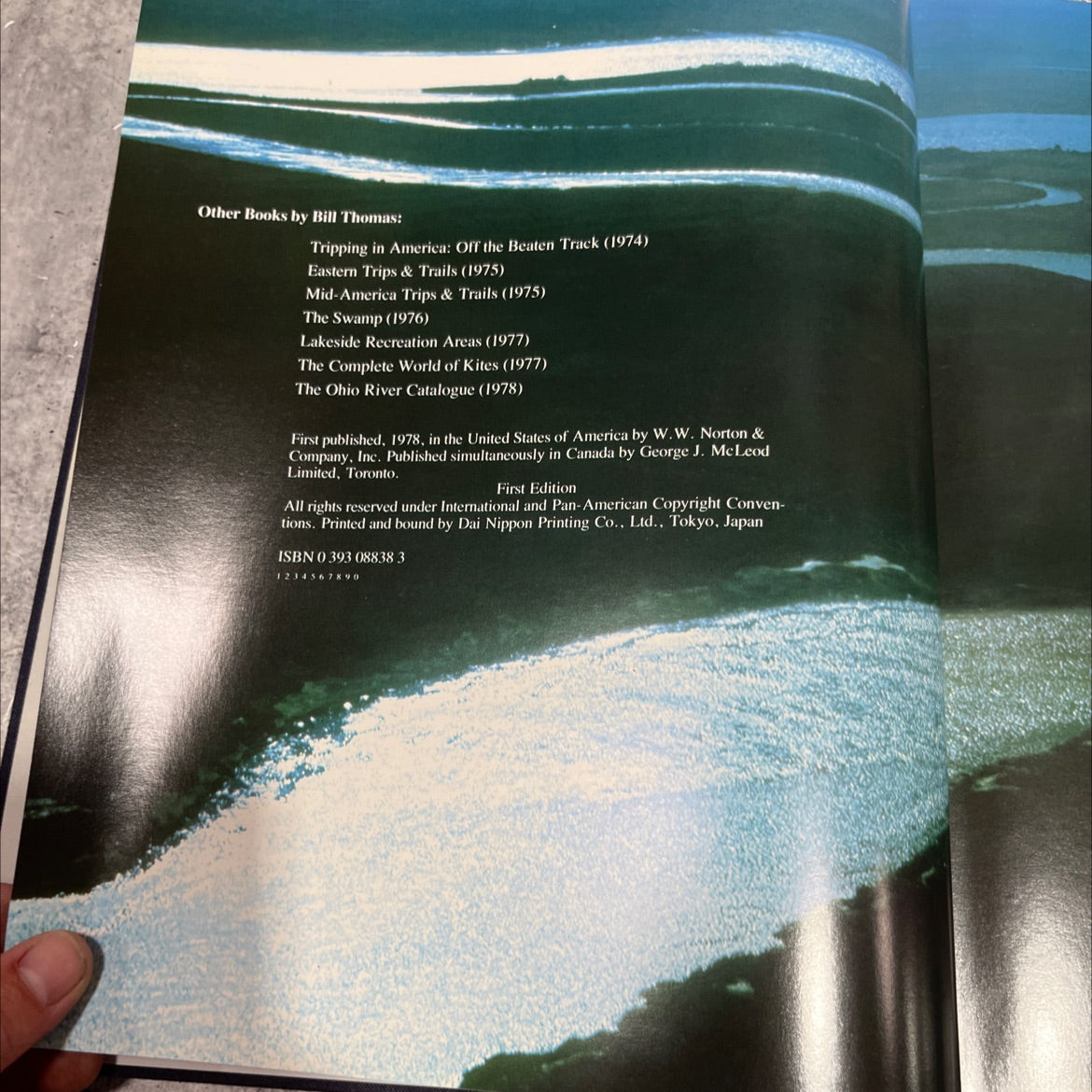 american rivers book, by Bill Thomas, 1978 Hardcover image 3