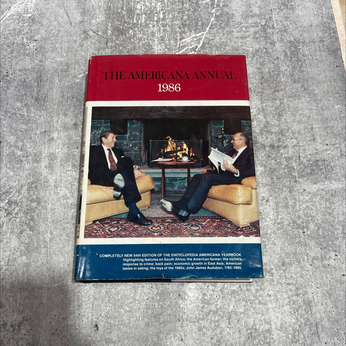 americana annual 1986 book, by unknown, 1986 Hardcover image 1