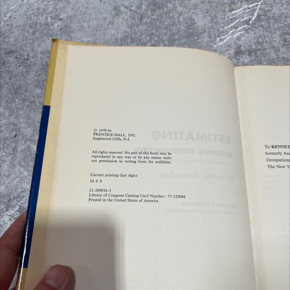 amites estimating building construction a quantity surveying book, by william j. hornung, 1970 Hardcover image 3