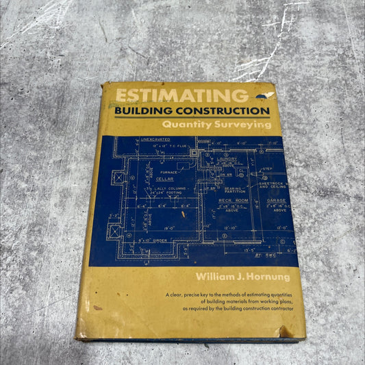 amites estimating building construction a quantity surveying book, by william j. hornung, 1970 Hardcover image 1