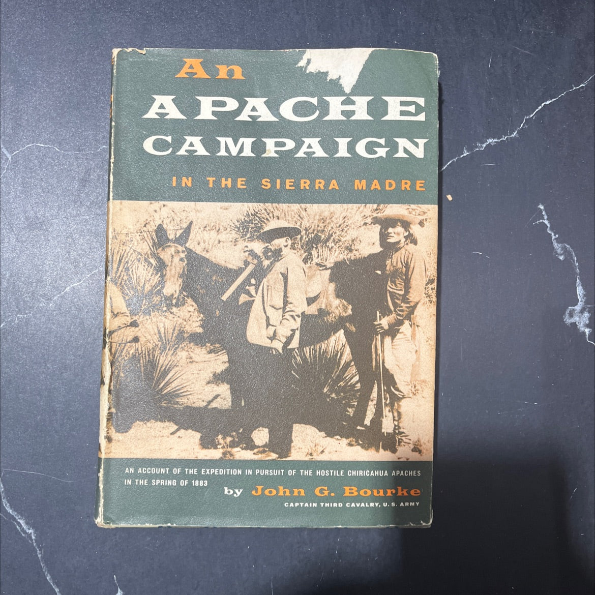 an apache campaign in the sierra madre book, by john g. bourke, 1958 Hardcover image 1