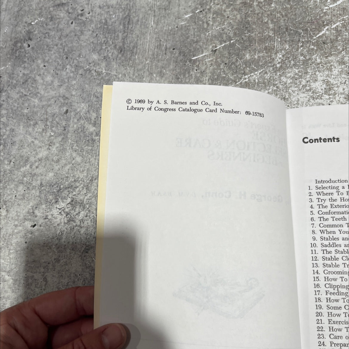 an expert's guide to horse selection & care for beginners book, by george h. conn, d.v.m., b.s.a.h., 1969 Paperback image 3