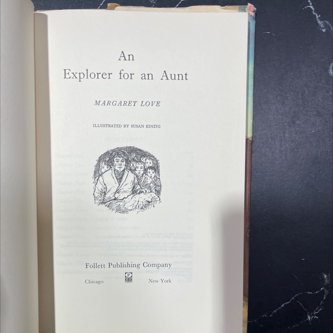 an explorer for an aunt book, by margaret love, 1967 Hardcover image 2