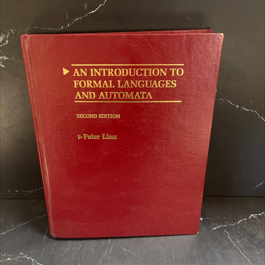 an introduction to formal languages and automata book, by Peter Linz, 1997 Hardcover image 1