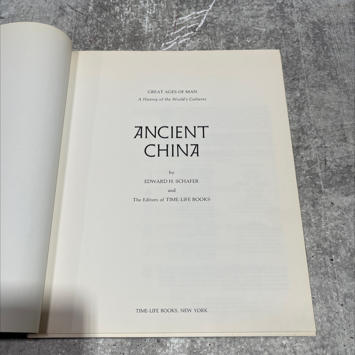 ancient china book, by edward h. schafer, 1967 Hardcover image 2