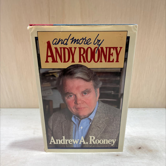and more by andy rooney book, by andrew a. rooney, 1982 Hardcover image 1