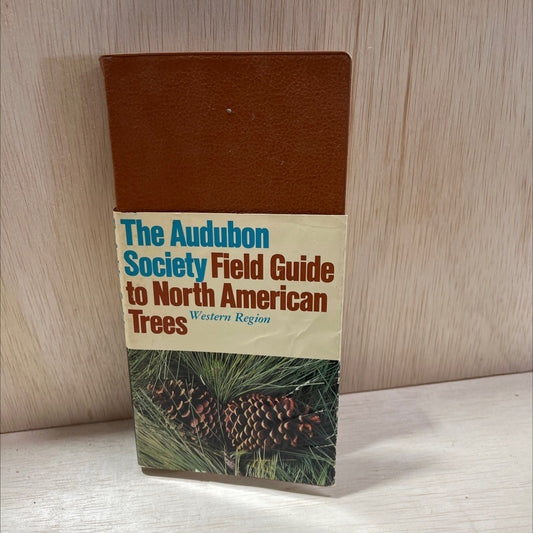 and the audubon society field guide to north american trees western region book, by elbert l. little, 1980 Leather, image 1