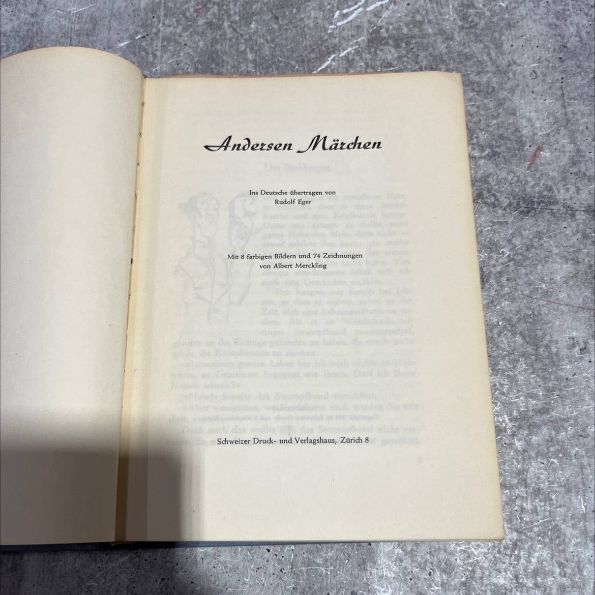 andersen's fairy tales book, by hans christian andersen, 1944 Hardcover image 2