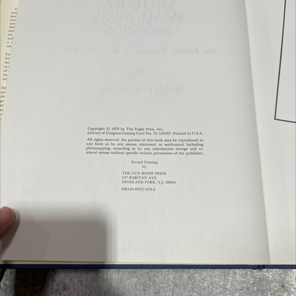 anjamb united states military small arms 1816-1865 the federal firearms of the civil war book, by robert m. reilly, image 3