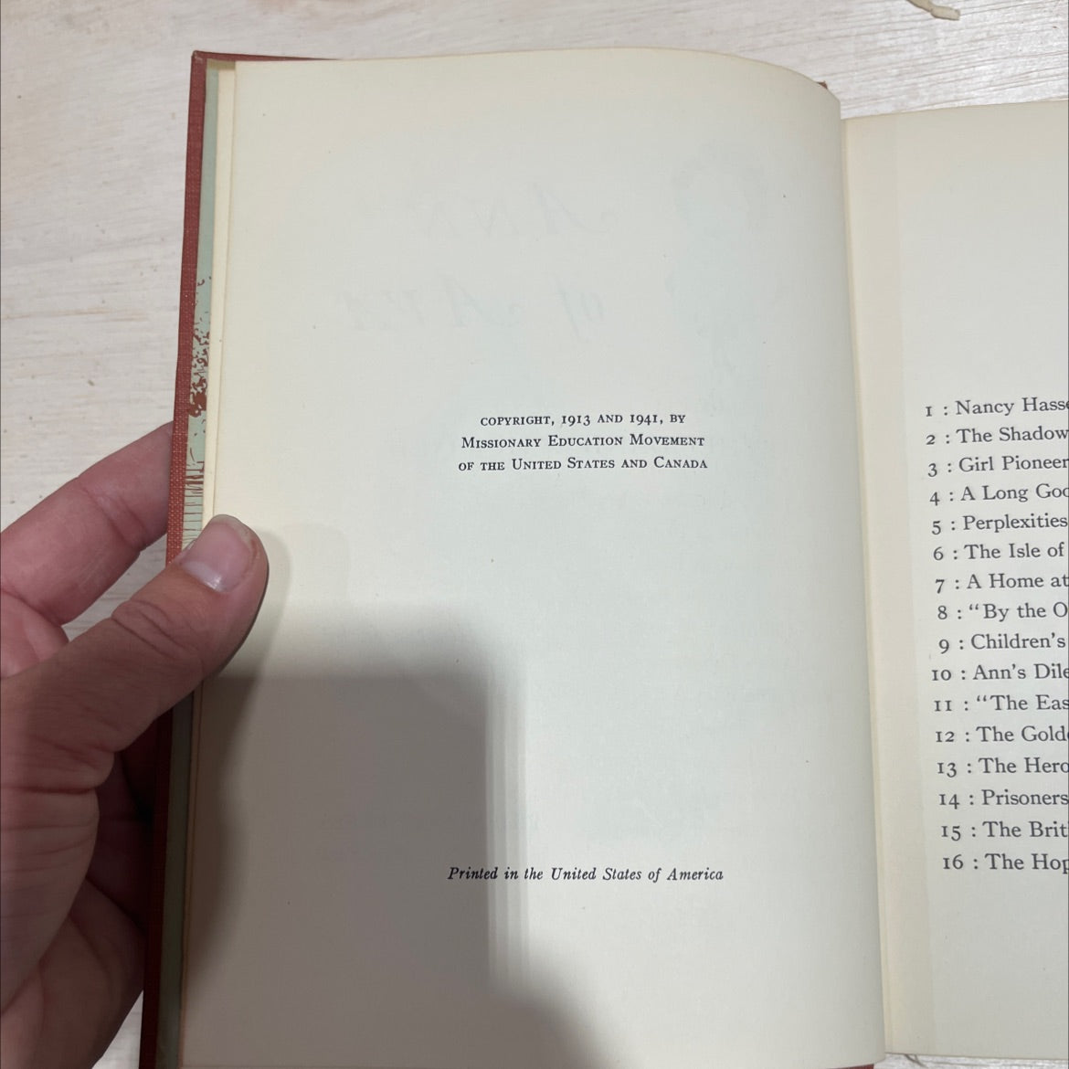 ann of avonlea book, by ethel daniels hubbard, 1941 Hardcover image 3