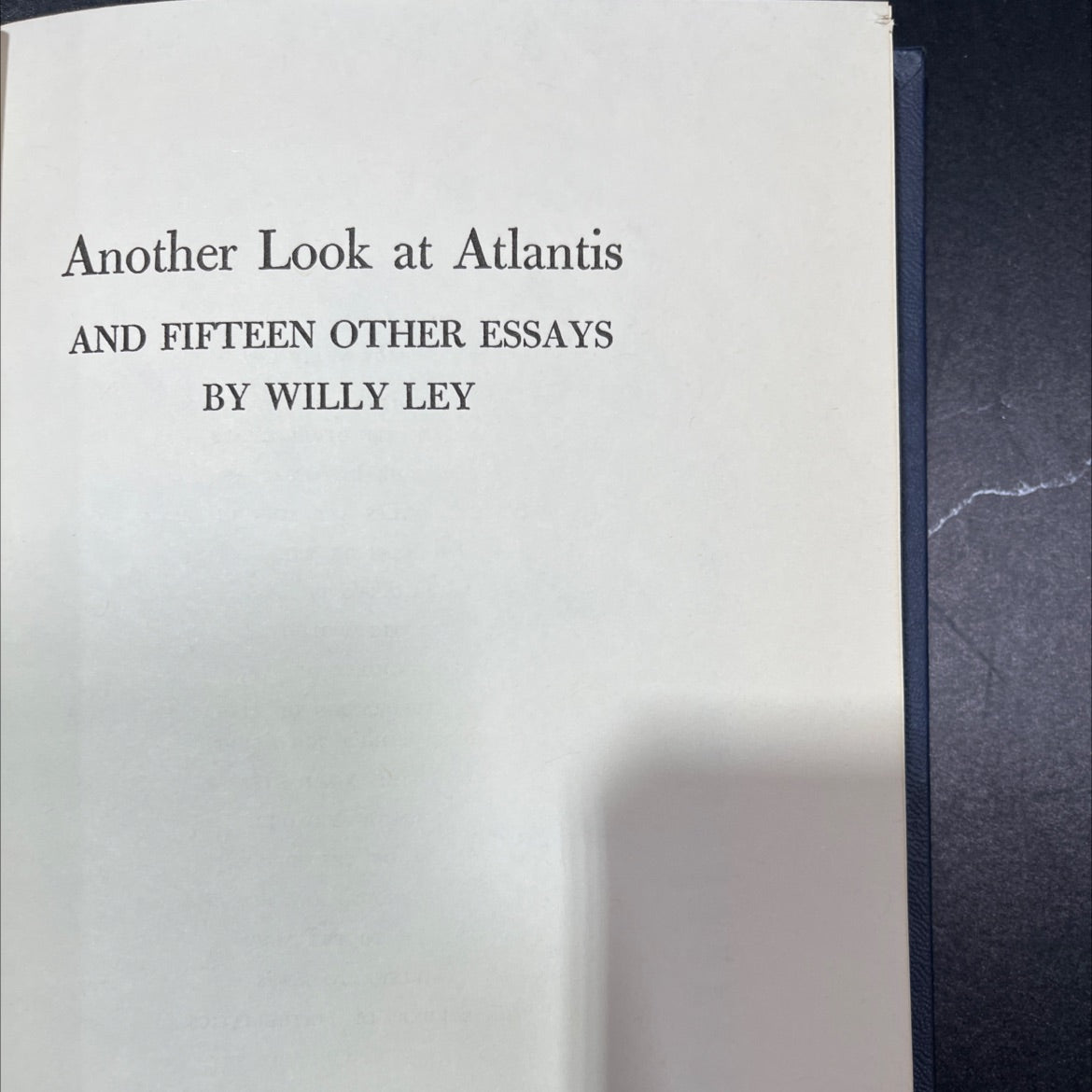 another look at atlantis and fifteen other essays by willy ley book, by willy ley, 1969 Hardcover, Vintage image 2