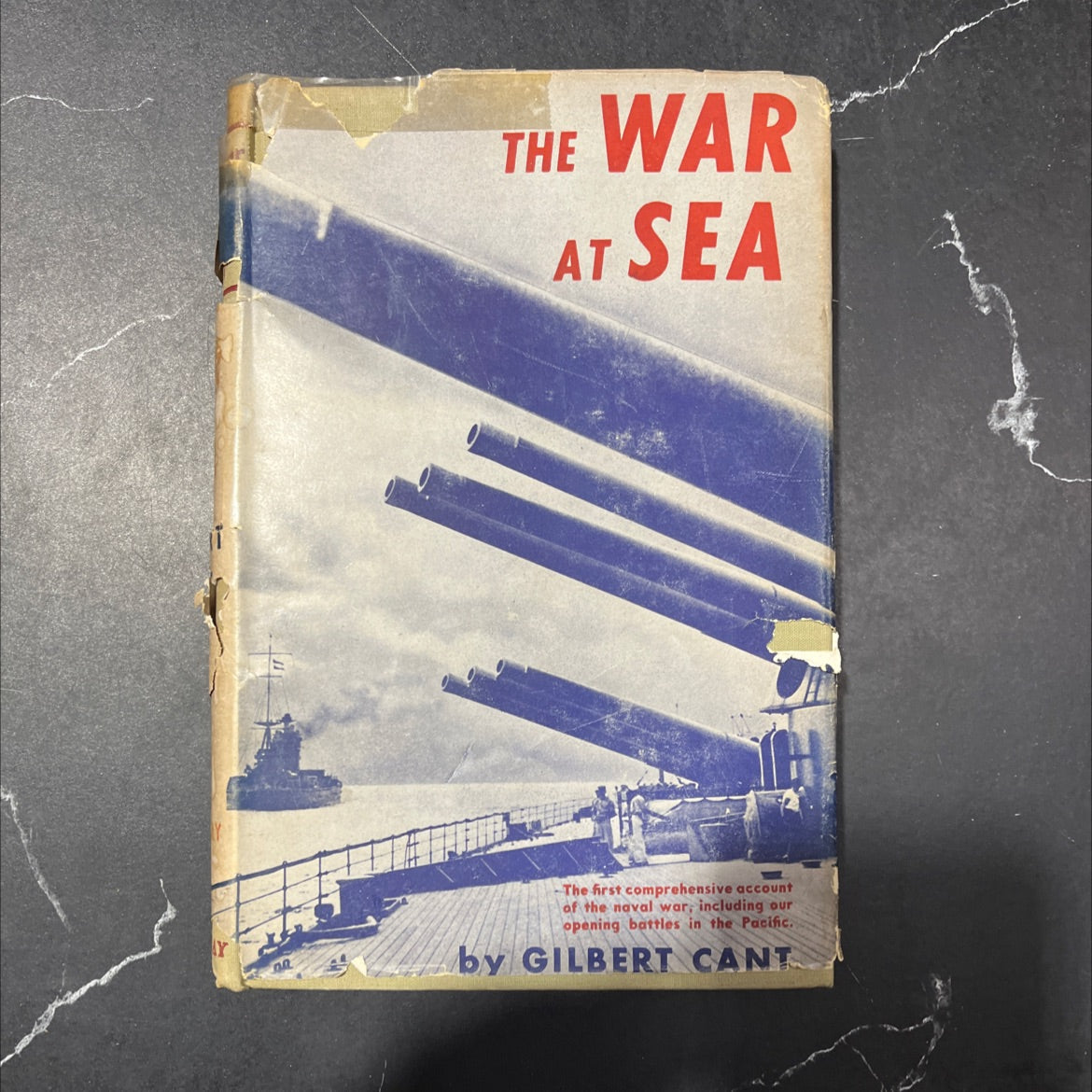 ant ld war ii the war at sea book, by gilbert cant, 1942 Hardcover image 1