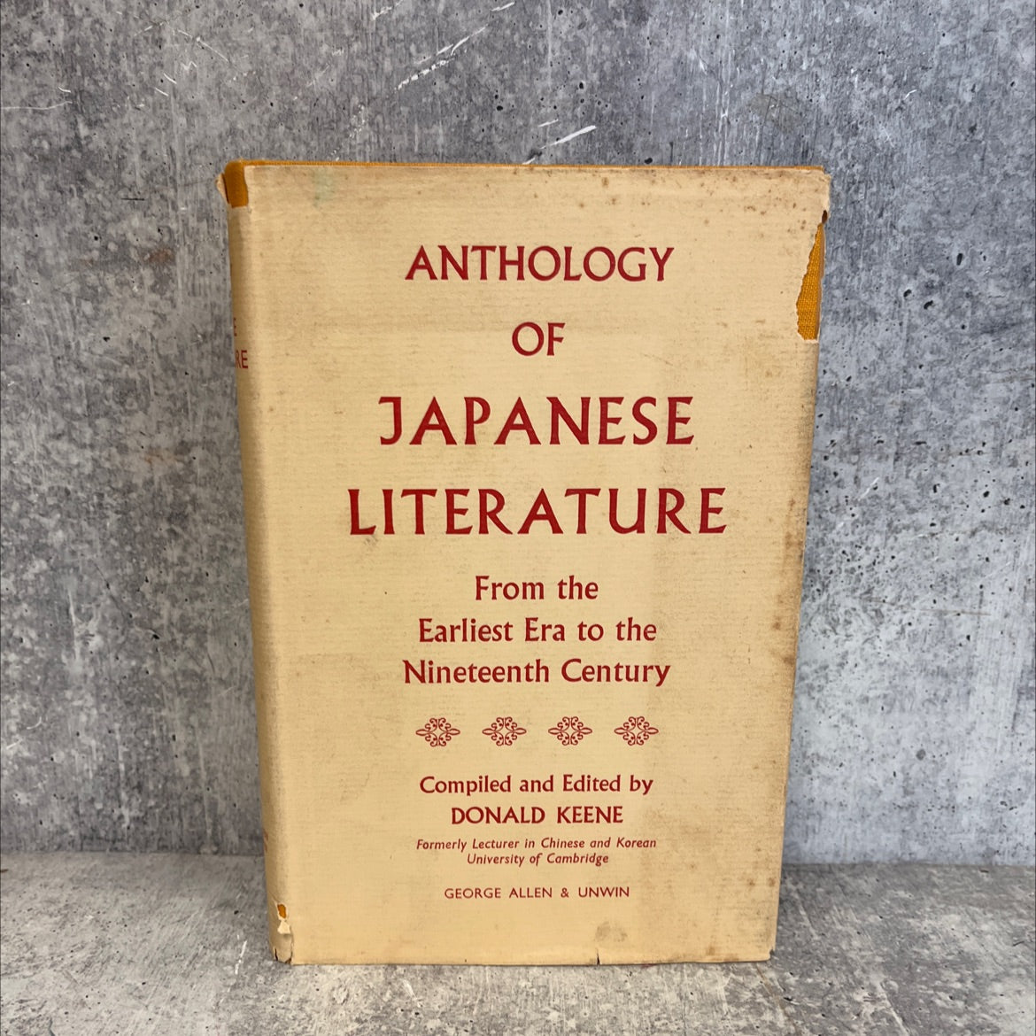 anthology of japanese literature from the earliest era to the mid-nineteenth century book, by Donald Keene, 1936 image 1
