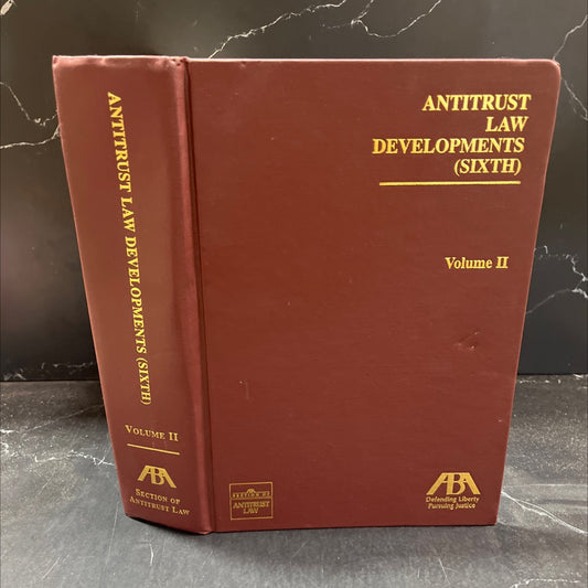 antitrust law developments (sixth) volume ii book, by Jonathan M. Jacobson et al., 2007 Hardcover image 1