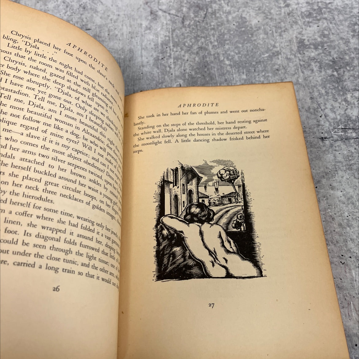 aphrodite [ancient manners] book, by pierre louys, 1932 Hardcover image 4