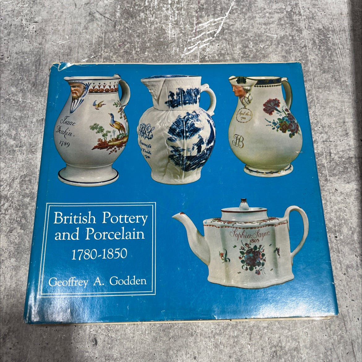 april the 702 british pottery and porcelain 1780-1850 book, by geoffrey a. godden, 1967 Hardcover image 1