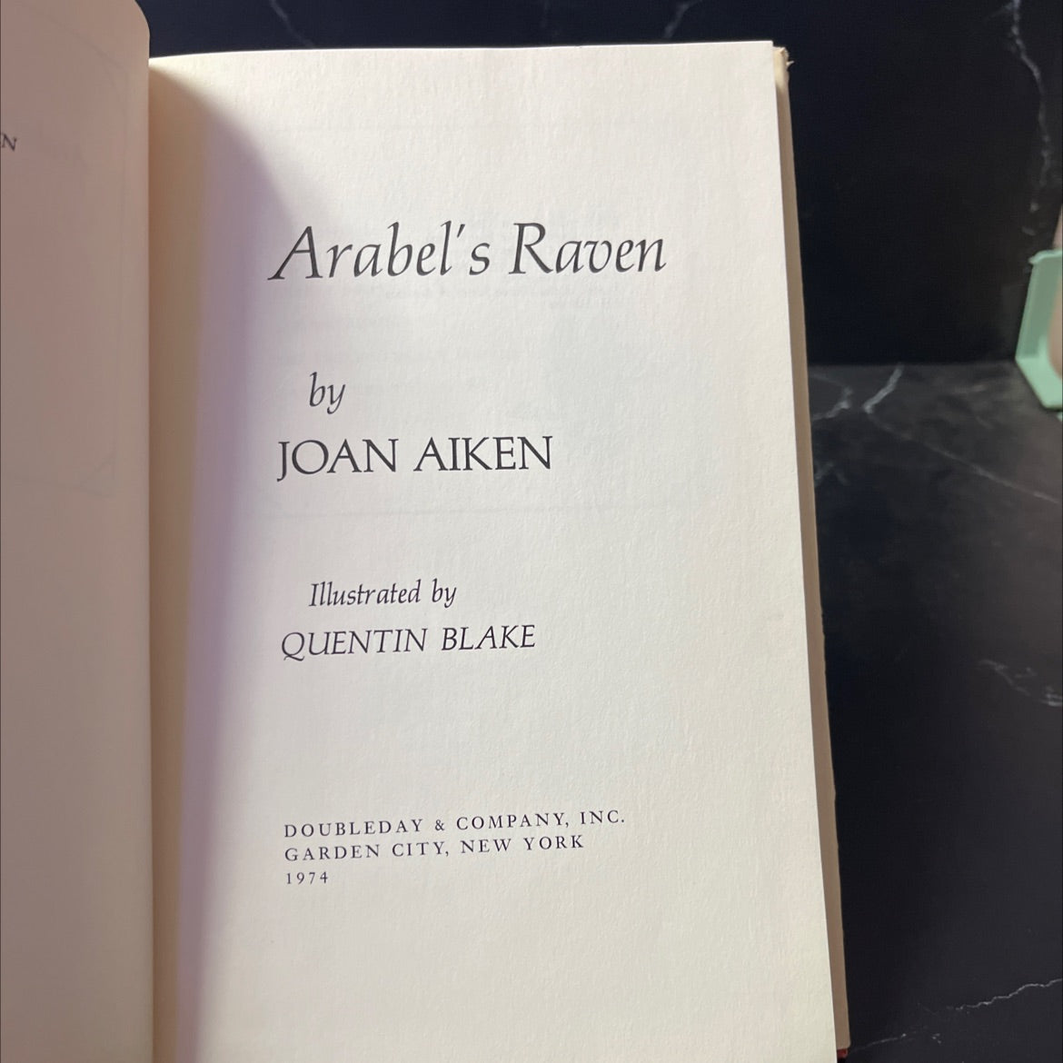 arabel's raven book, by joan aiken, 1974 Hardcover image 2