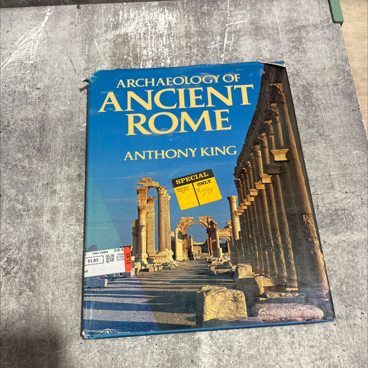 archaeology of ancient rome book, by anthony king, 1985 Hardcover image 1