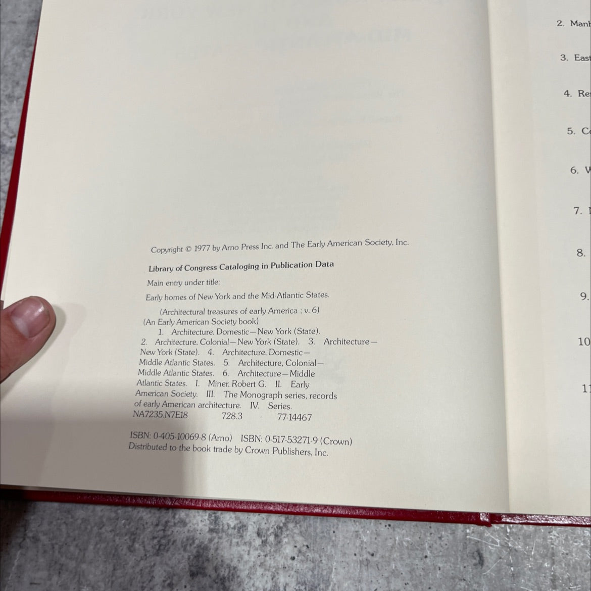 architectural treasures of early america early homes of new york and the mid-atlantic states book, by Robert G. Miner, image 3