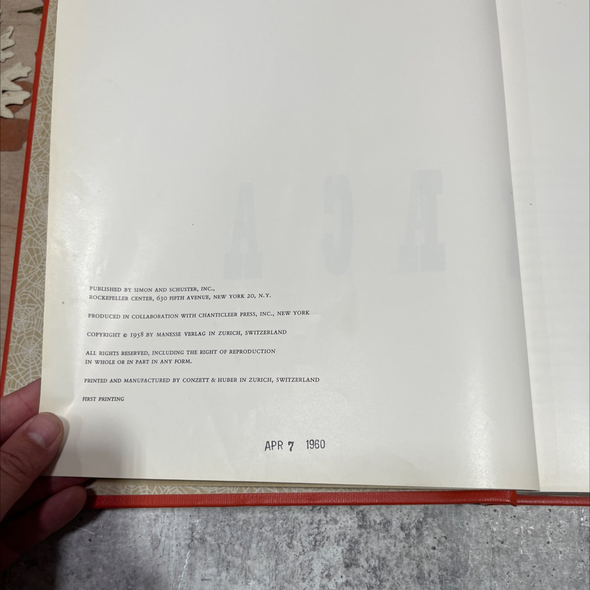 arica book, by emil schulthess, 1959 Hardcover image 3