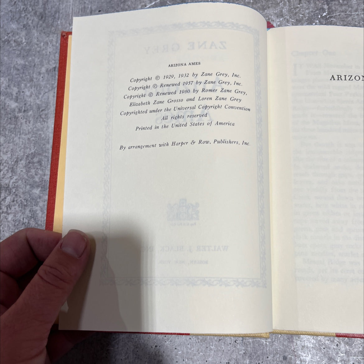 arizona ames book, by zane grey, 1960 Hardcover image 3