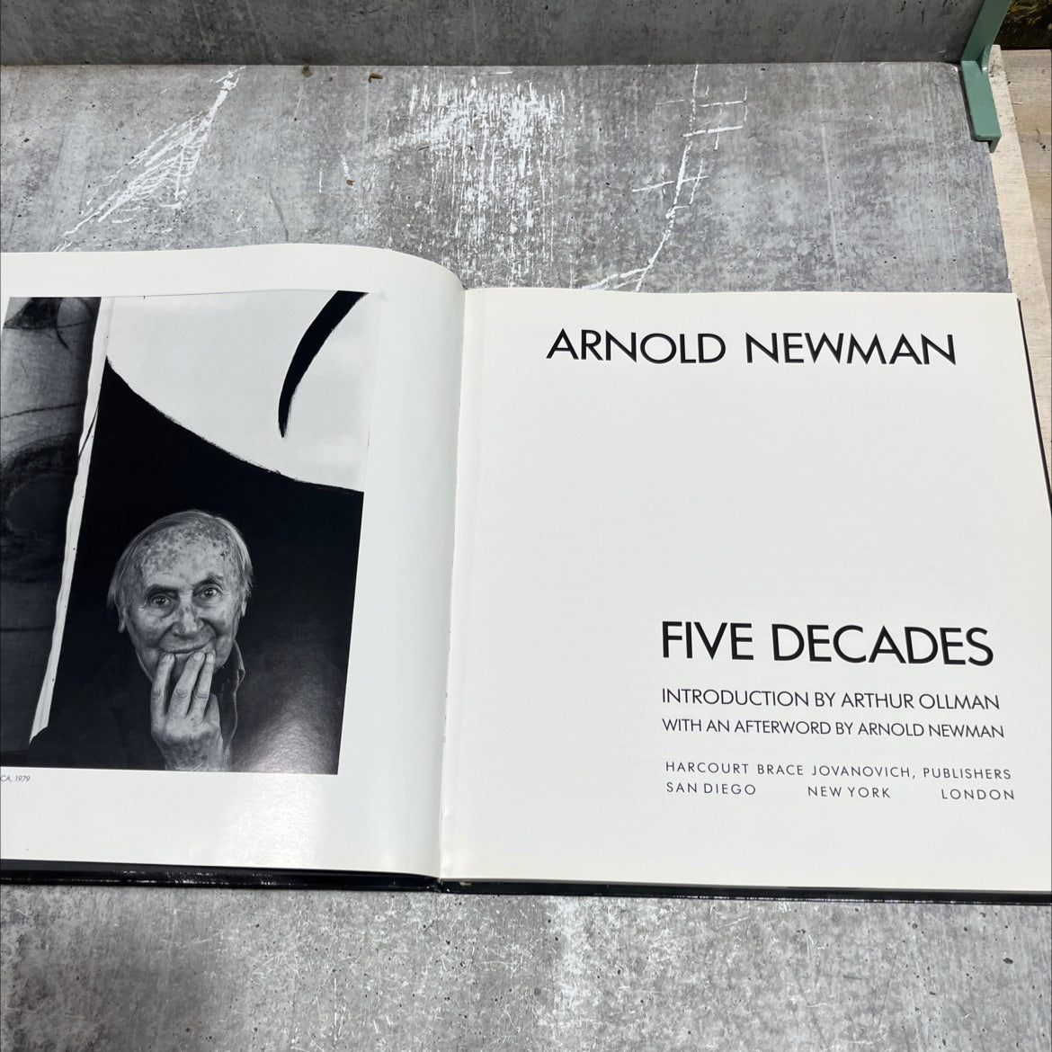 arnold newman five decades book, by arnold newman, 1986 Paperback image 2