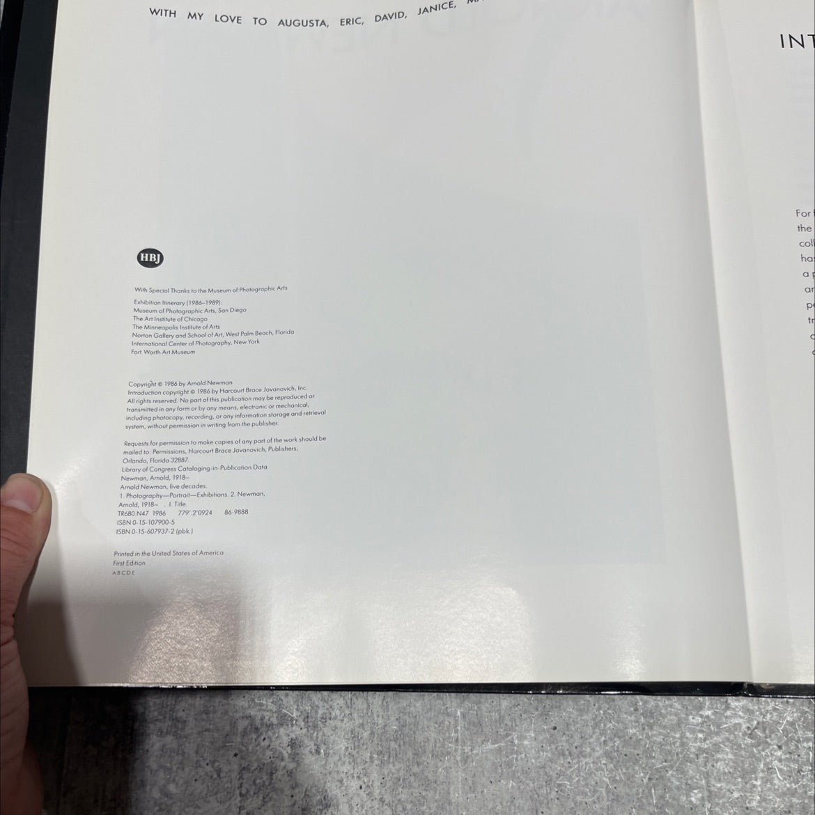 arnold newman five decades book, by arnold newman, 1986 Paperback image 3