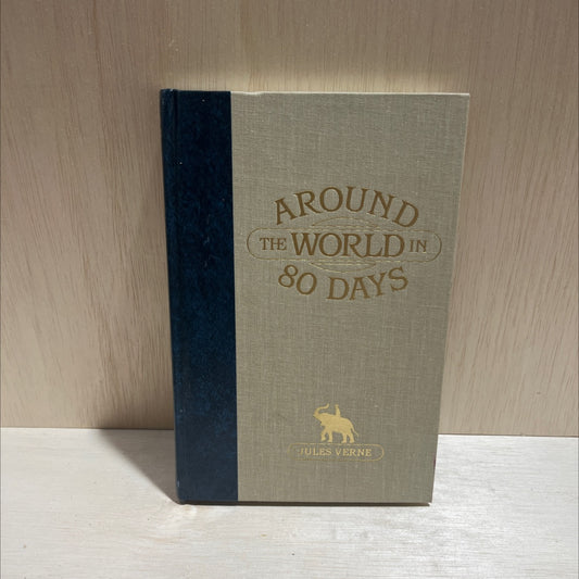 around the world in 80 days book, by jules verne, 1988 Hardcover image 1