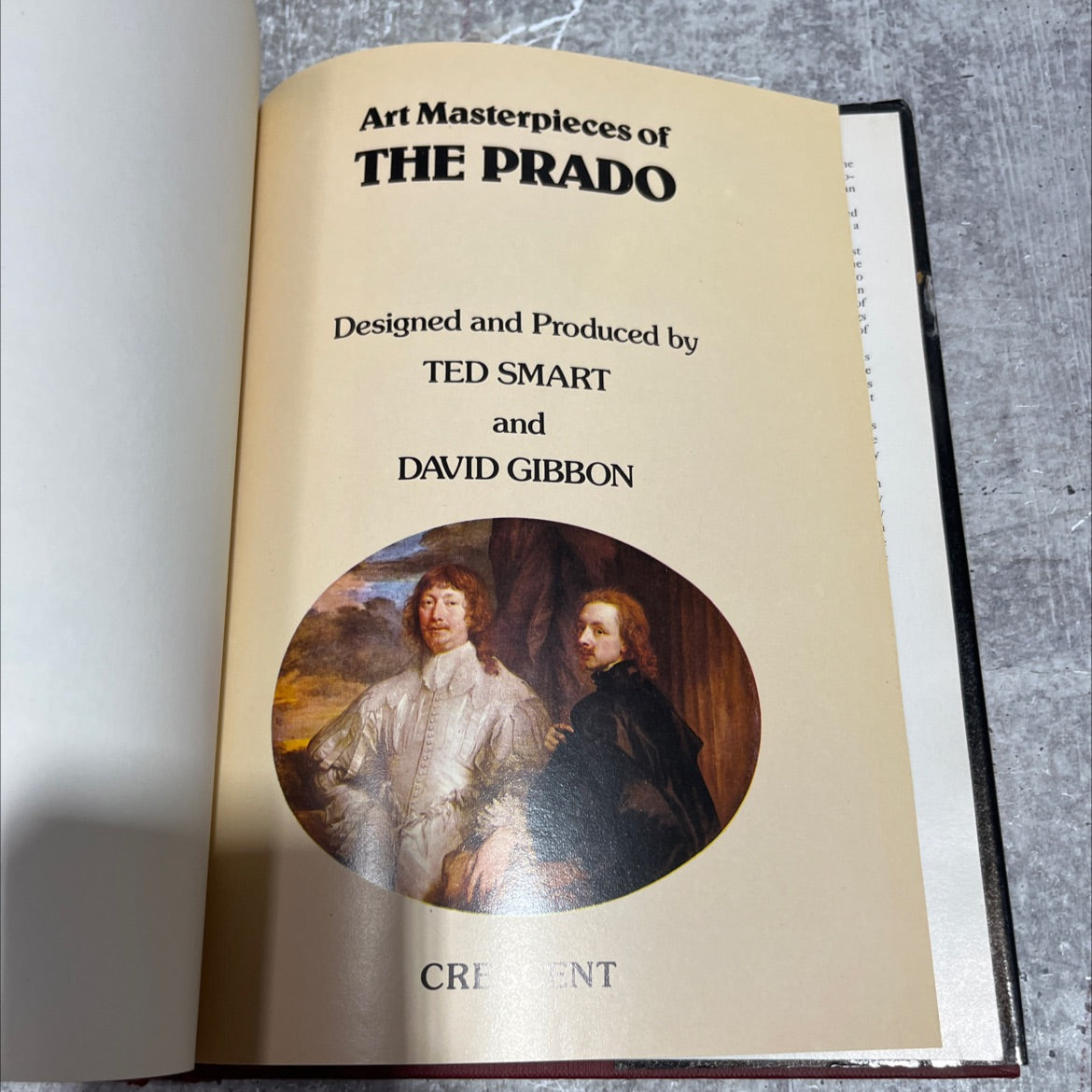 art masterpieces of the prado book, by ted smart, david gibbon, unknown Hardcover image 2