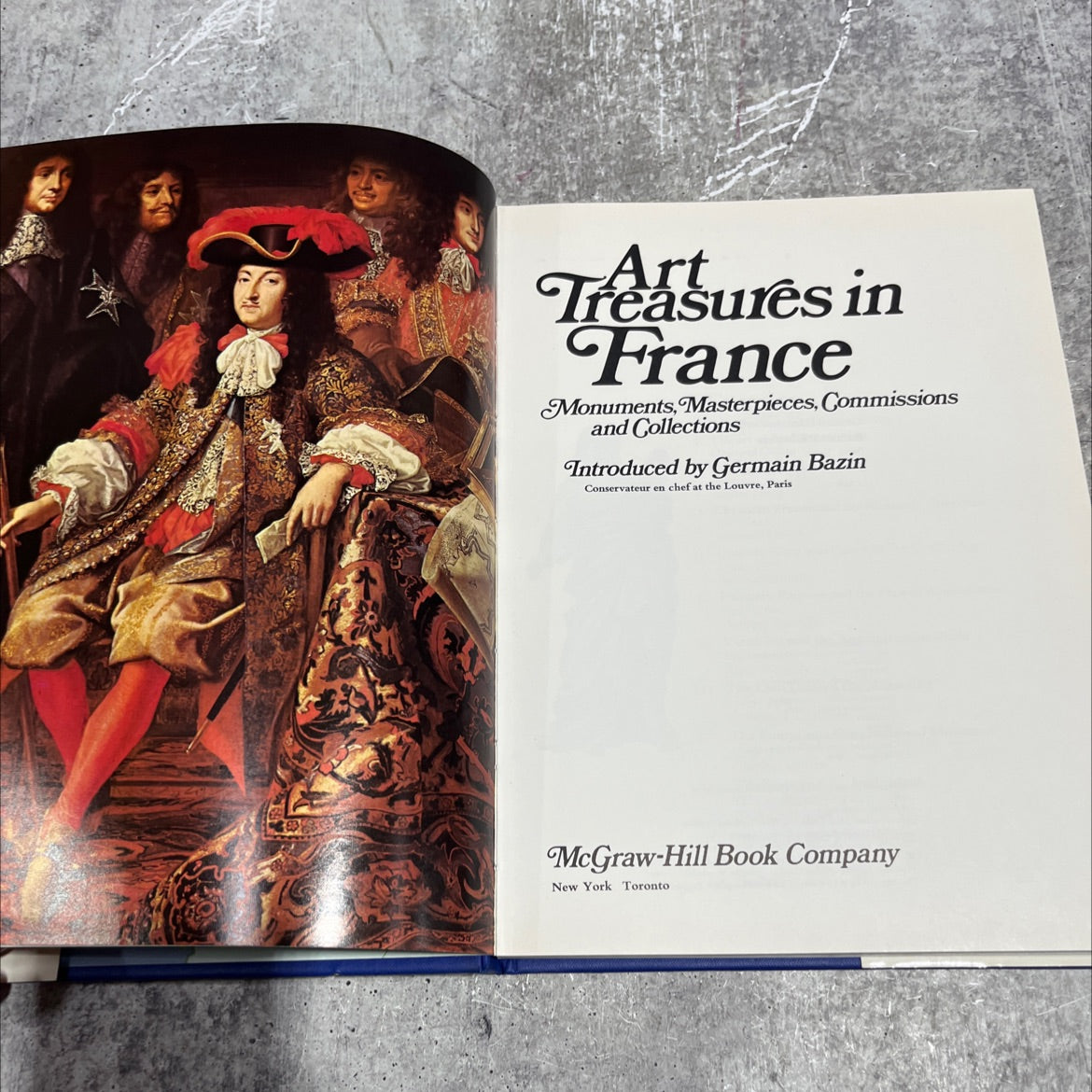 art treasures in france monuments masterpieces commissions and collections book, by germain bazin, 1969 Hardcover image 2