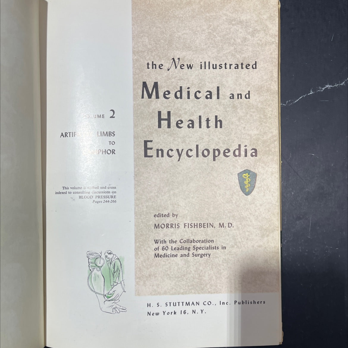 artif ume 2 limbs to phor the new illustrated medical and health encyclopedia book, by morris fishbein, m. d., 1964 image 2