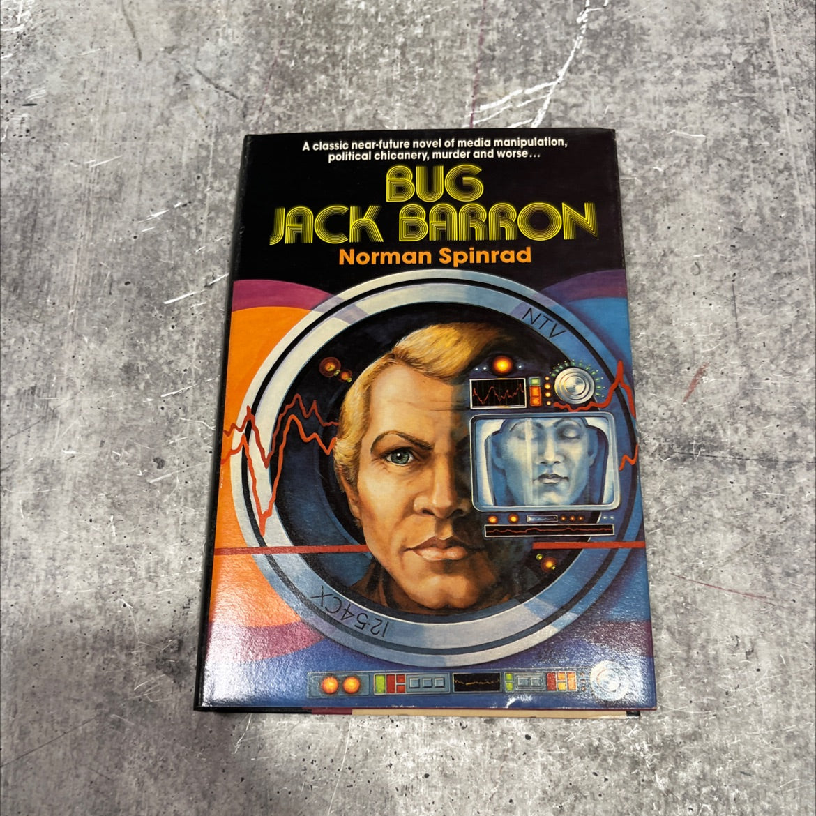 as bug jack barron book, by Norman Spinrad, 1969 Hardcover image 1