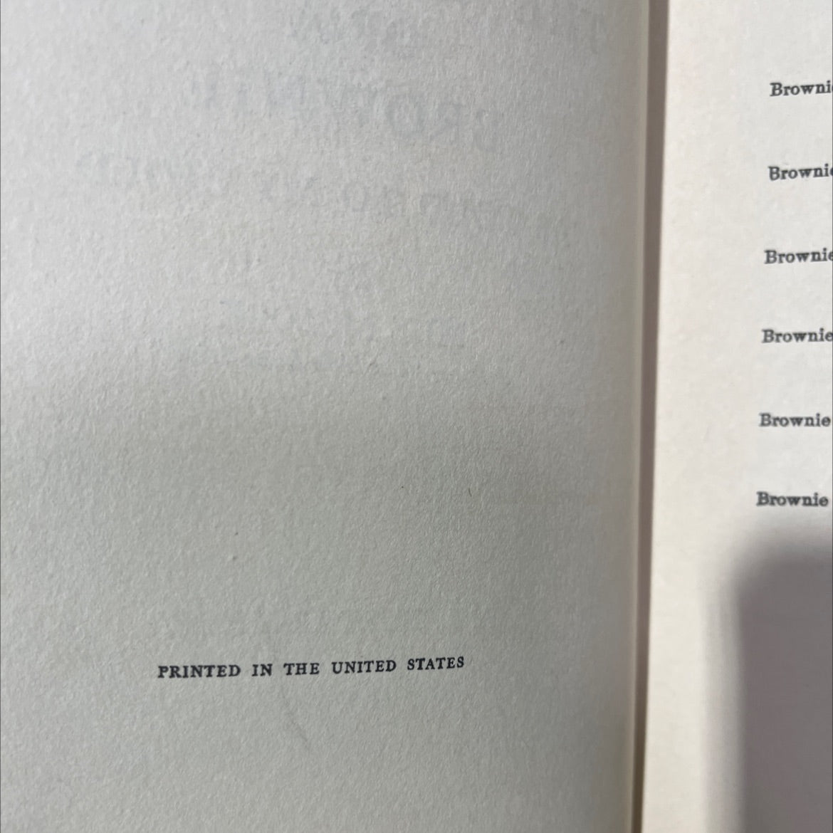 as he showered of a brownie wax the adventures of a brownie as told to my child book, by miss mulock, 1970 Hardcover image 3