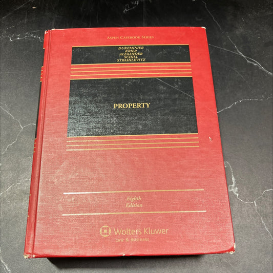 aspen casebook series property book, by jesse dukeminier, james e. krier, gregory s. alexander, michael h. schill, lior image 1