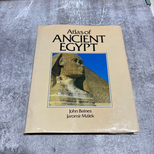 atlas of ancient egypt book, by Graham Speake, 1987 Hardcover image 1