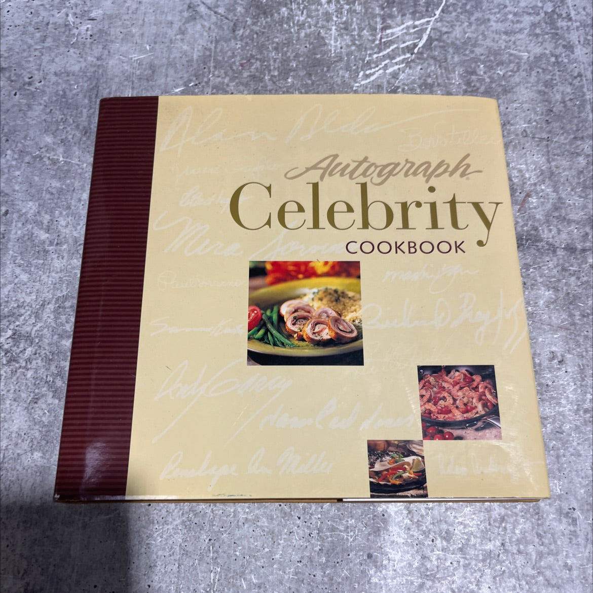 autograph celebrity cookbook book, by Professor Richard Brown, unknown Hardcover image 1